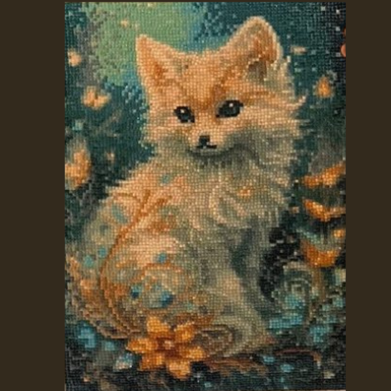 Debra Green Whimsical Fox 768x768