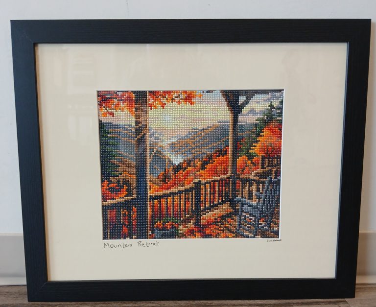 Lisa Maiocco Mountain Retreat with frame 768x627