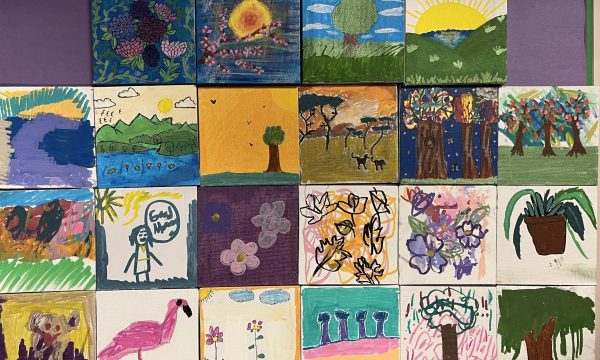 2024-2025 Team 9-12 Grade Category Winner: Naples High School with “Collaborative Painting”