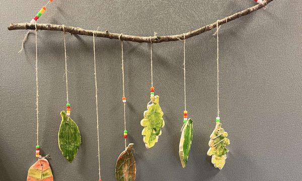 2024-2025 Team 3-5 Grade Category Winner: Hawk Squad with “Leaf Collage”